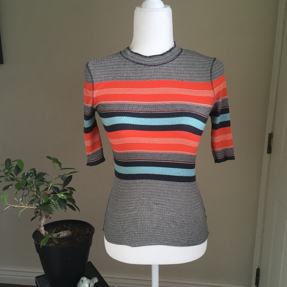 Free People Y2K Mock Neck Flirty